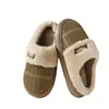 Nuevas Zapatillas de Algodón de Gama Alta 2025 para Mujer Invierno Suela Gruesa Forro de Felpa Engrosadas Cálidas Zapatillas de Algodón para Pareja Talla Grande Hombre