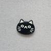 Gatito de pez blanco y negro DIY accesorios para tocado material hecho a mano carcasa para teléfono móvil accesorios para pegatina de refrigerador en stock venta al por mayor