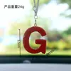 Colgante para Coche con Forma de Oso de Amor de Arcilla Amazon Transfronterizo, Colgante para Interior de Coche, Colgante de Letra de Alta Gama para Mujeres