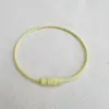 Anillos de Alambre de Acero Pintado de Colores Cuerda de Alambre de Acero Inoxidable Color Caramelo Llaveros Llaveros Accesorios para Joyería DIY