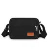 Bolsa de Ombro Masculina Moda Nova Cor Sólida Simples Versátil Casual Transversal Grande Capacidade para o Dia a Dia e Trabalho