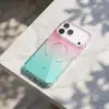 Suministro directo de fábrica: adecuado para funda de teléfono Apple 18, funda magnética degradada para iPhone 18 Pro Max, combinación de colores macarrón 17