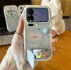 Funda Tipo Bolsa para Teléfono con Soporte para Cachorro Adecuada para Huawei Mate70 Pro Pura80/Nova14/13 Honor