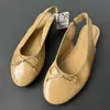 2026 Transfronterizos Más Vendidos Modernos Versátiles Moño Punta Redonda Sin Espalda Zapatos Planos Talla Grande para Mujer para Comercio Exterior al por Mayor