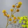 Bola de Espina Artificial, Planta Verde Artificial, Flor de Plástico, Accesorios para Arreglos Florales, Material de Flor Decorativa, Bola Pequeña de Cebolla, Flor Artificial, Fruta de Perla