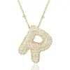 Condado de Hai Feng Mei Long Joyería Transfronteriza Europea y Americana Chapado en Cobre Collar de 26 Letras Accesorios de Joyería Dorada Cuentas de Clip