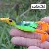 Señuelo Flotante de Pato Luya Señuelo de Pesca 12g/9.5cm Señuelo Biónico Falso Rotación Negro Gancho Doble Rana Trueno