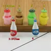 Resina Estéreo Artificial Mini Colorido Botella de Yogur Botella de Leche Colgante Pequeño Accesorios para Joyería DIY Materiales Hechos a Mano
