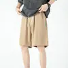 Novos shorts casuais esportivos de verão masculinos estilo coreano da moda, combinam com tudo, elásticos, shorts de casal da moda