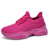 Calcetines tejidos voladores elásticos Zapatos de moda Verano Malla transpirable Desodorante Tenis casuales Suela suave Suela gruesa Zapatos para correr para pareja