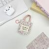 59175 Bolsa para Auriculares Patchwork Floral Auriculares Bluetooth Carcasa Blanda Billetera para Monedas Mini Bolsa de Almacenamiento para Labiales Funda para Auriculares