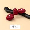 Botones de Hebilla Cheongsam, Botones de Jade Estilo Retro con Diamantes Rosa, Botones Tejidos a Mano, Hermosos Botones Decorativos de la Dinastía Han