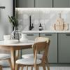 Armários Personalizados de Madeira Maciça Selecionados Cuidadosamente para a Casa Inteira, Armários de Cozinha Abertos Pintados, Armários de Cozinha Integrados, Armários de Armazenamento, Portas de Armário