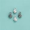 Plata Esterlina S925 Accesorios de Estilo Chino DIY Hecho a Mano Cuentas Trenzado Cuerda Pulsera Cuerda de Mano Palabra de Bendición Colgante Colgante Bolsa de Dinero