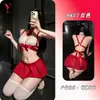Yesiyeser lencería sexy linda poco busto sexy colegiala minifalda seductora plisada conjunto uniforme jk9857