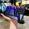 Adecuado para funda de teléfono Samsung S26ULTRA con líneas de patrón morado, cubierta protectora S24, funda de cristal templado A57, A07