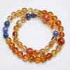 Pulsera de Cristal Natural Amarillo Torre Cristalino Ojo de Águila Luz de Lobo para Mujer, Diseño de Moda, Pulsera de Fuegos Artificiales Dorados de Lujo Ligero