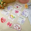 Cartão de Cumprimentos para o Dia das Mães, Série Amor de Mãe, Cartão Pendurado, Cartão de Bênção para Presente com Buquê de Flores DIY, Cartão de Mensagem Atacado