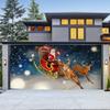 Venta Caliente de Amazon Decoración Navideña para Puerta de Garaje Tela Colgante de Fiesta Festiva Tela de Fondo Tela de Pared Tela Colgante Grande