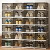 Zapatero de Lujo Ligero Sin Instalación Caja de Almacenamiento Multicapa Plegable Hogar Simple Zapatero de Almacenamiento Alargado y Engrosado