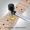 Venta al por mayor del fabricante Herramientas de reparación de guitarra Martillo de doble cabeza de nailon y goma para instalación de trastes Martillo para instalación de trastes de guitarra