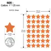 Adesivos de Estrela para Crianças Recompensa Adesivos de Estrela de Cinco Pontas Multicor Alunos do Ensino Fundamental Adesivos de Rosto Sorridente Adesivos de Elogio à Autodisciplina