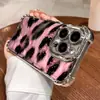 Comercio Exterior Más Vendido Estilo Chica Picante Estampado de Leopardo Clásico Pintura UV Impresión de Alta Definición Funda para Teléfono iPhone 18 Pro con Airbag Anti-Caídas