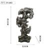 Decoración de suelo de piedra Taihu, nuevo estilo chino, decoración suave para interiores, patios, paisajes, accesorios de fotografía, decoración, simulación de piedra Taihu