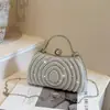 Nova bolsa de noite feminina de pérolas, bolsa de mão com strass para vestido de banquete, bolsa clutch, carteira, bolsa de ombro e transversal