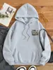 Sudadera con capucha casual de calle Hip-Hop para mujer Harajuku S-XXL Sudadera Moda Cuello redondo Con capucha multifuncional Otoño Cálida