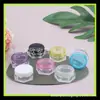 Caixa de creme facial 3G frasco de creme hexagonal frasco de pomada de teste embalagem cosmética subcaixa frasco caixa de seis lados