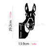Venta Caliente Transfronteriza Decoración de Jardín y Patio Animales Asomándose Inserciones Vaca, Caballo, Cerdo, Perro, Oveja, Tigre, León, Arte de Hierro