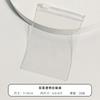 Bolsa Transparente de PVC con Cierre para Joyería, Pulseras, Pulseras, Empaque Sellado Translúcido, Documentos, Almacenamiento de Cosméticos, Bolsa de PVC con Cierre