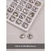 Acessórios para Nail Art Rede de Diamante Transparente Venda Quente Coração Torto Machado Gota d'Água Quadrado Gordo Borboleta Diamante Branco Folha de Ouro Decorações para Unhas