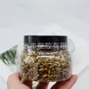Botella de Plástico de Boca Ancha de 200 ml para Mascarilla Capilar, Botella de Plástico con Perlas Aromáticas, Frasco de Empaque de Alimentos para Caramelos en Crema