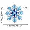 Nuevos Parches Decorativos de Tela Bordados de Copos de Nieve Calcomanías de Dibujos Animados Piezas de Bordado Eléctrico Accesorios para Ropa Accesorios Listos para la Venta
