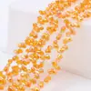 Cuentas Sueltas de Cristal Accesorios para Joyería DIY Cuentas de Vidrio Tallado Forma de Gota de Agua Accesorios para Ropa Color Plateado Agujero Horizontal 5*8mm Gota de Agua