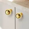 Ventas Directas de Fábrica Manijas de Puerta de Gabinete de Latón Estilo Francés Cajón de Armario Gabinete Manijas de Puerta de Cajón de Zapatero Muebles Manijas de Puerta de Cajón Doradas