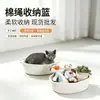 Cesta de Almacenamiento de Cuerda de Algodón del Fabricante Original, Cesta de Almacenamiento para Artículos Varios del Hogar y Baño, Cesta de Regalo para Niños, Almacenamiento Personalizable