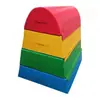Equipamentos de treinamento de aptidão física e integração sensorial para crianças: trave de equilíbrio, cavalo de salto, equipamentos de playground macio, trave de equilíbrio, equipamentos de parkour e caixa de salto