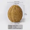 Vaso Tecido à Mão Arranjo de Flores, Arranjo de Flores de Rattan Sintético de Alto Nível, Vaso Pequeno, Pequenos Ornamentos Criativos, Vaso de Decoração para Casa