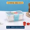 Set de Contenedores para Conservar Frescura Dingsheng Misanbroo Acero Inoxidable 304 Lonchera de Grado Alimenticio Específica para Refrigerador Bento