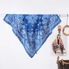 Bufanda de Satén de Seda con Estampado de Cachorro Fresco de Verano, Bufanda Cuadrada Versátil para Viaje, Bufanda Fina para Mujer al por Mayor