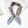 Pañuelo de Seda Satinada, Pañuelo Cuadrado Pequeño Femenino, Elegante Francés de Alta Gama para Vestir Profesional con Pañuelo para Camisa 70x70