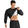 Amazon Chaqueta con Capucha Deportiva de Fitness para Hombre Tallas Grandes Europea y Americana Traje de Sudoración Impermeable Pantalones de Chándal Traje Deportivo