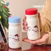 Taza de Agua Portátil de Acero Inoxidable 316, Taza Térmica de Apariencia Elegante, Taza Térmica de Dibujos Animados Linda, Estilo Nuevo Ins, Gran Capacidad para Niñas