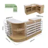 Supermercado Tienda de Conveniencia Exclusivo Mesa de Caja Registradora Gabinete para Cigarrillos Estante Combinación Tienda para Madres y Bebés Farmacia Esquina Pequeña Barra
