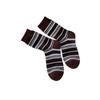 Calcetines Maillard Pile con Puntadas Peludas Rayas Algodón para Mujer Retro Otoño e Invierno Cálidos Absorbentes de Sudor de Media Pantorrilla