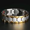 Nueva pulsera magnética para hombre esférica de acero de titanio, superventas transfronteriza europea y americana, pulsera magnética para hombre