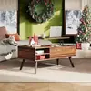Comercio Exterior Mesa de Centro Elevable Personalizada Mesa de Centro de Madera con Tapa Elevable Sala de Estar Multifuncional Estante de Almacenamiento Mesa Pequeña